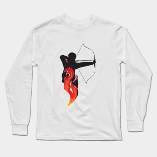 Katniss on Fire Long Sleeve T-Shirt